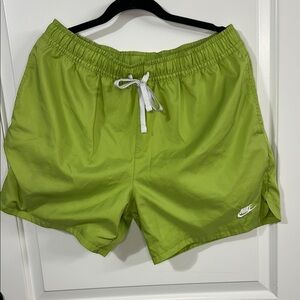 Nike Lime Green Swim Trunks